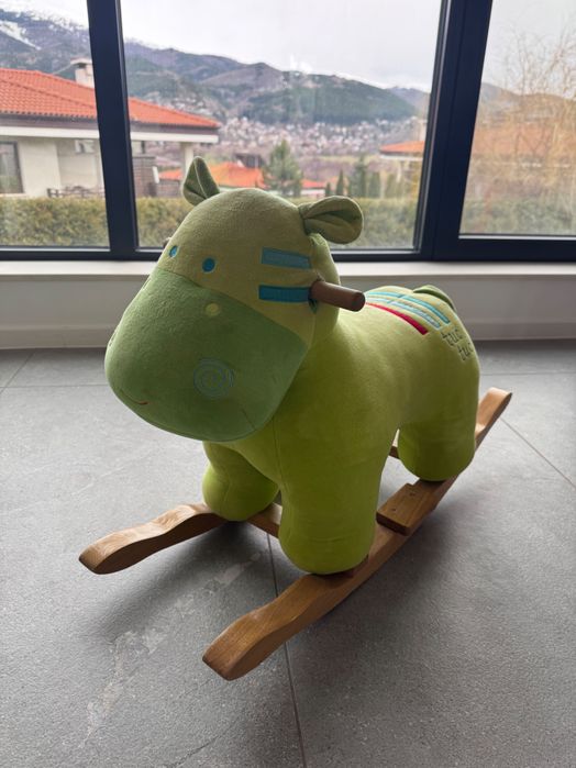 Детско плюшено люлеещо се хипопотамче Tuc Tuc