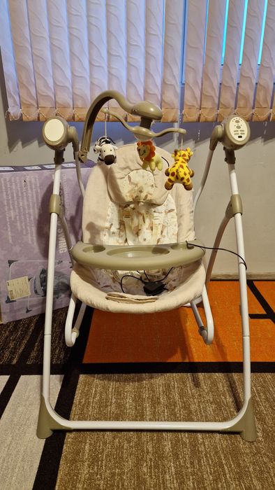 Wunderkid електрическа люлка, шезлонг и столче за хранене