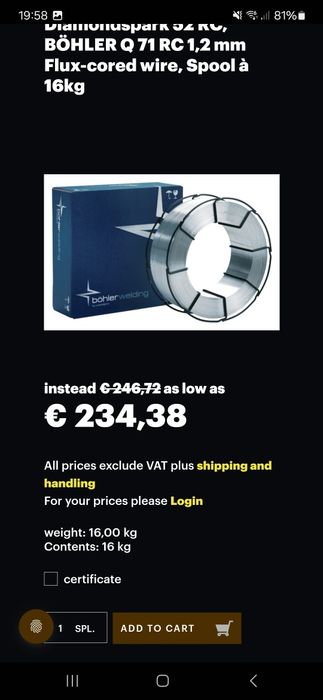 Vând 2 role sarma puls 16kg și 15kg merg și fără gaz