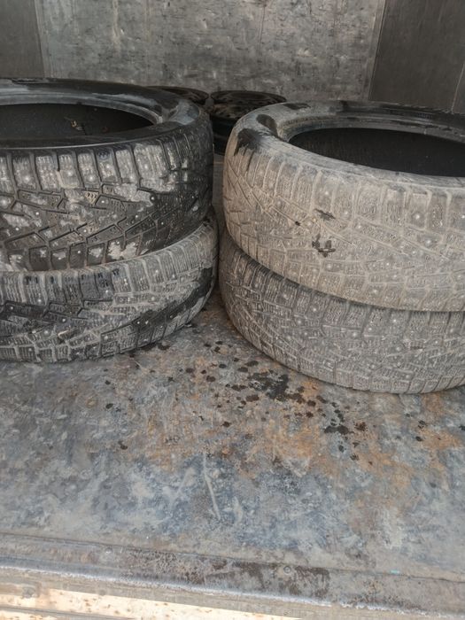 Продам резину шифрованную на 17 и железные диски на 15