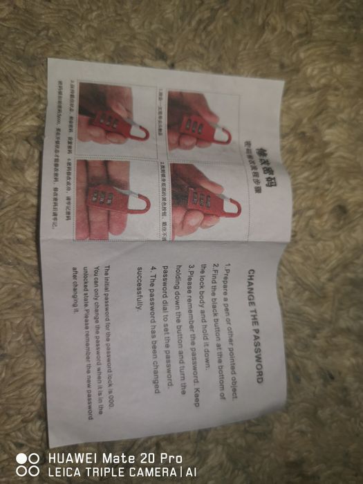 Lacate cu cifru pt bagaje, valize,  calatorii