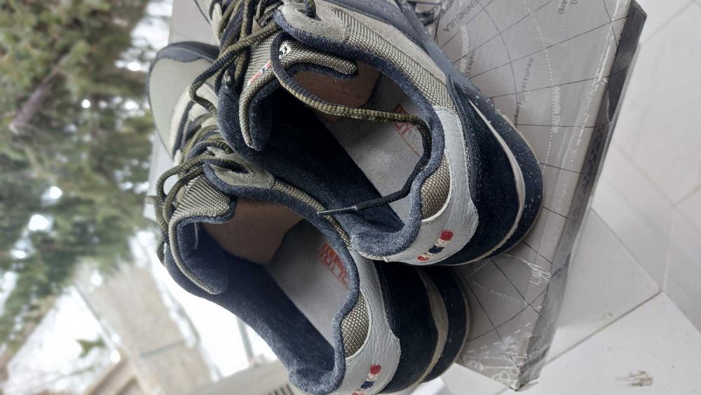 Маратонки Napapijri Rabari, Спортни обувки с велур и кожа