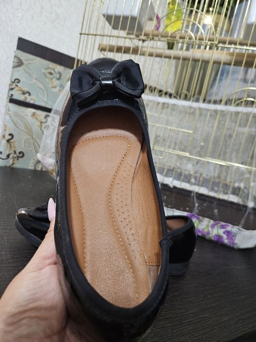 Лакированные балетки