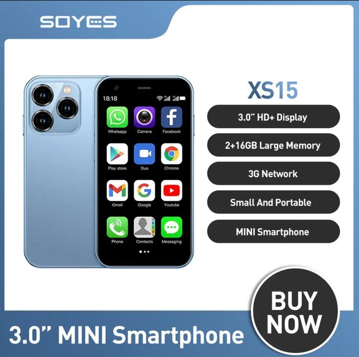 Kichkina Telefon Soyes XS15 Ultra (Katta Skitka)