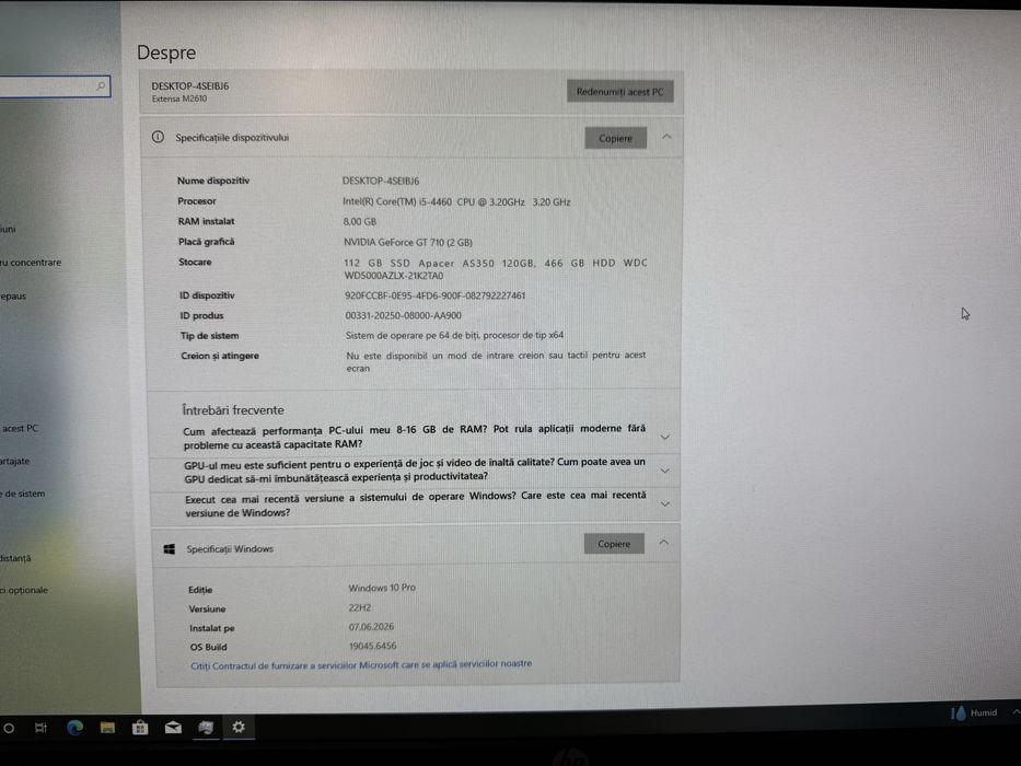 Unitate PC Gaming/Office
