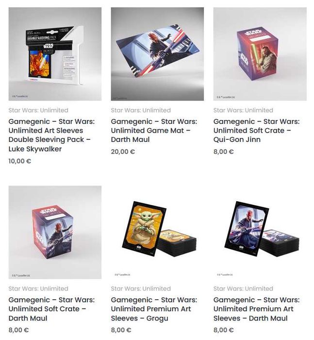 Disney Lorcana, Magic: The Gathering, Pokemon, Star Wars: Unlimited