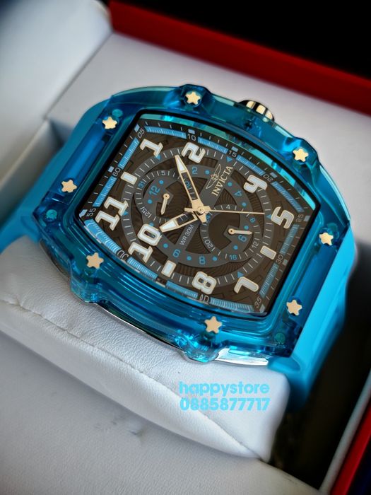 INVICTA Cyclone Blue 49 mm, Инвикта нов ръчен часовник