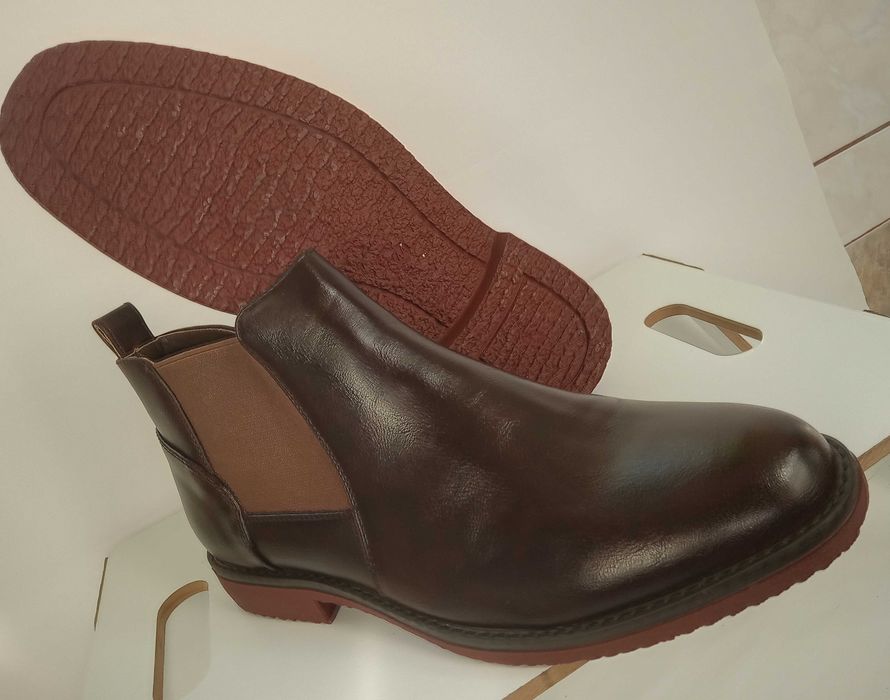 Ghete chelsea premium Migato Spain 44 piele naturala moale