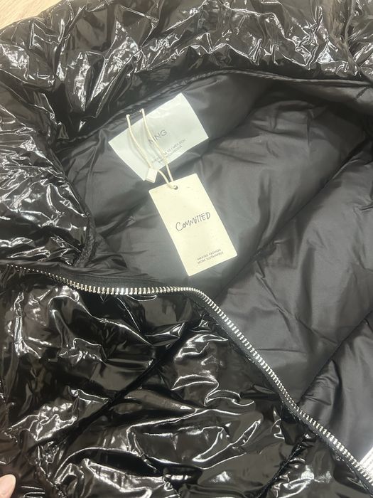 Куртка черная демисезонная Mango