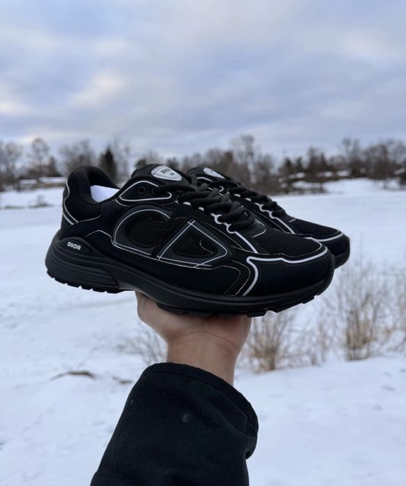 Adidasi Dior B30 Black Full Low