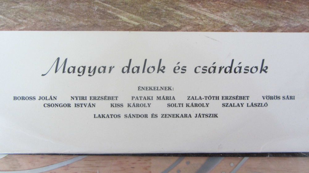 Muzica veche ungureasca  magyar dalok es csardasok discuri vinil