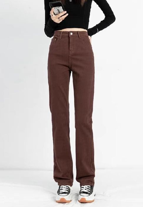 Джинсы бежевые чёрные коричневые