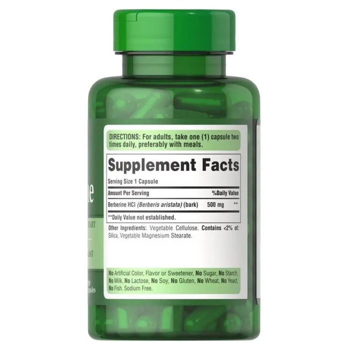 Берберин Berberine 500 мг 60 капсул. Америка