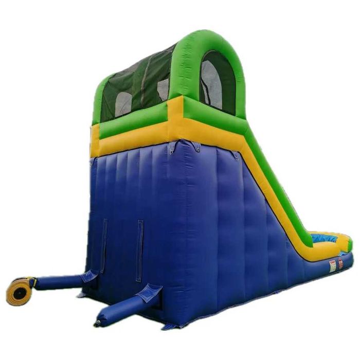 Tobogan Gonflabil cu Piscină Cascada Veseliei