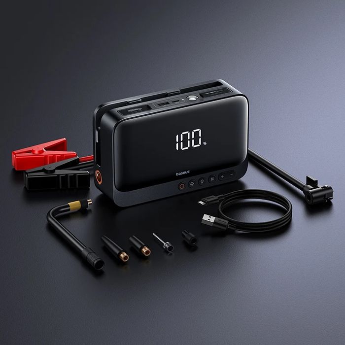 Baseus 4 в 1 Пускозарядное устройство 600A jump starter