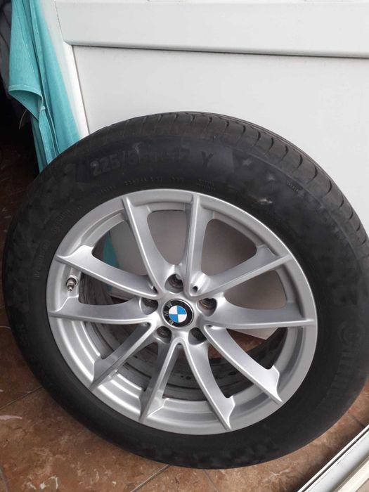 NEGOCIABIL! Continental Set Anvelope Vară+Jante 225/55 R17 Y RUNFLAT