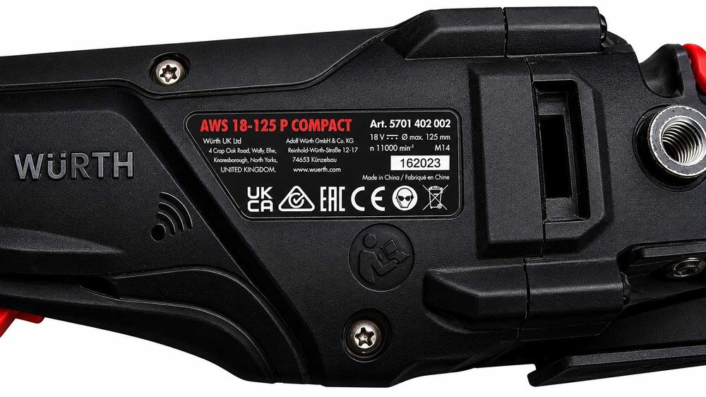 Flex cu acumulator Würth AWS 18-125 P Compact 18V