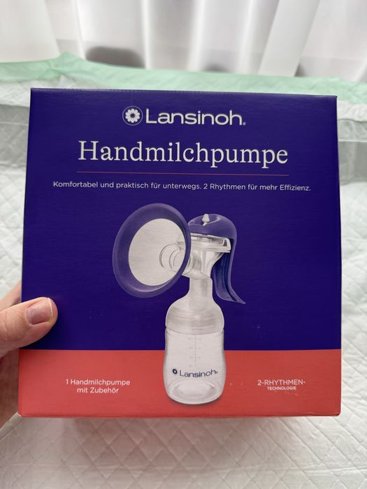 Ръчна помпа Lansinoh, нова, само стерилизирана