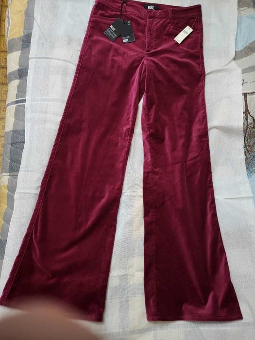 Женские брюки клеш Paige велюр