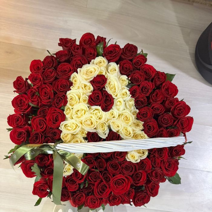 Букет роз именной А