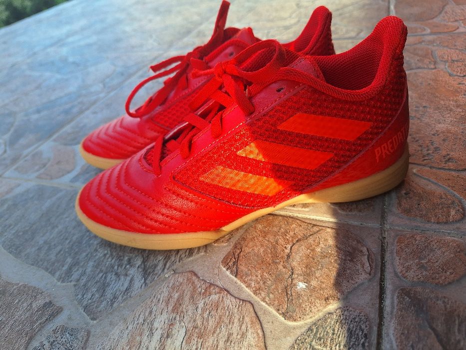 Футболни обувки маратонки за футбол PREDATOR TANGO 4 PE19, ЧЕРВЕНИ