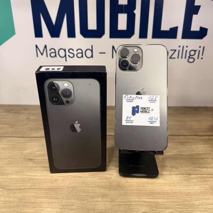 iPhone 13 Pro Max 85% sim+esim NASIYA BOR