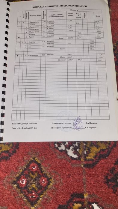 Уй ховли сотилади 6 сотих тупик жойда