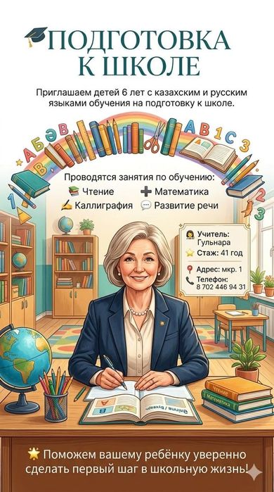 Подготовка к школе для детей