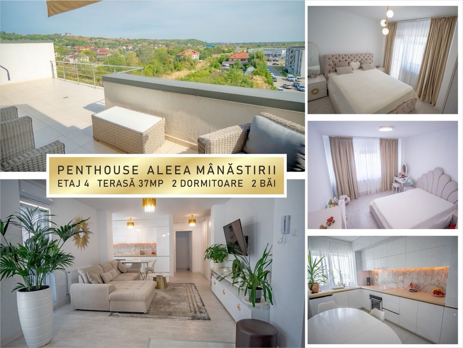 Inchiriez apartament 3 camere tip Penthouse