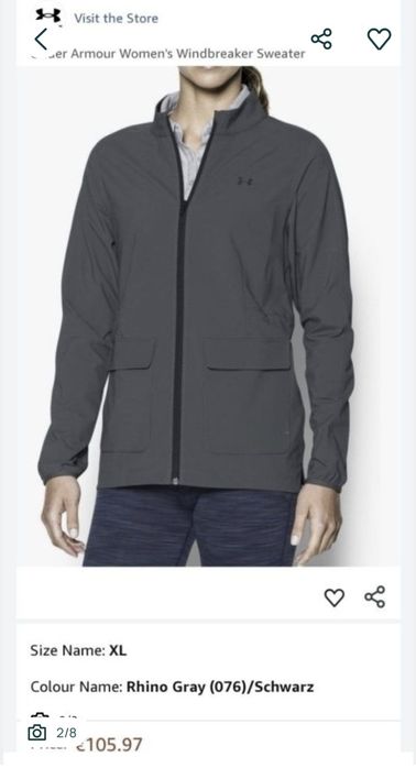 Jacheta vânt / Windbreaker, Femei, Under Armour Storm 2 - XS Loose