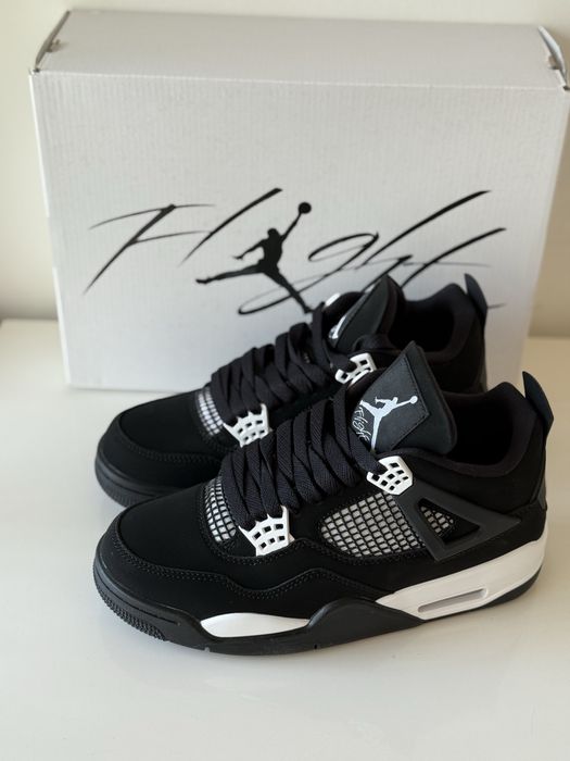 Air Jordan 4 Retro White Thunder Full Box Size 35-45