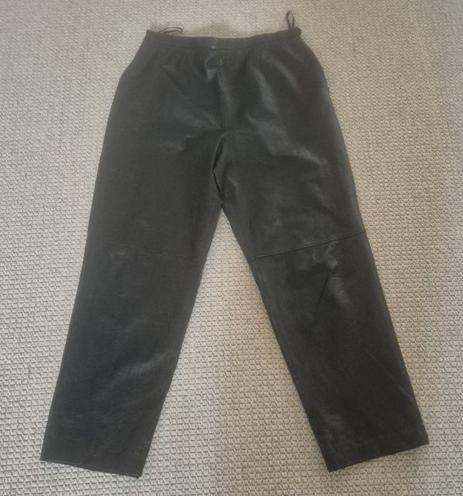 Pantaloni piele naturala