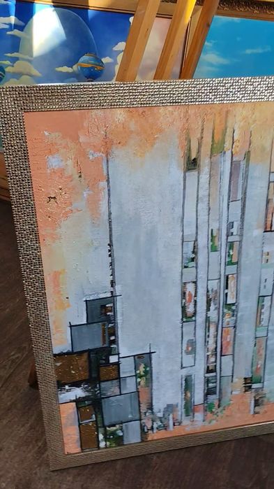 Абстракция маслом - 80.000