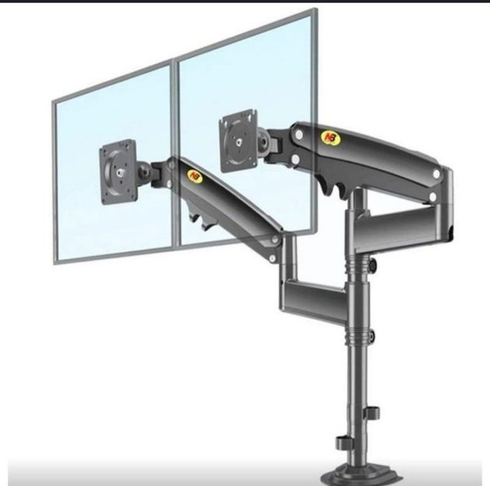 Кронштейн на два монитора , H 180 фирма NB,17-35