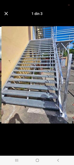 Gratare metalice galvanizate diferite dimensiuni ideale pentru trepte