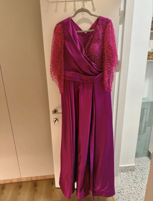 Rochie eveniment, fucsia, marime 48