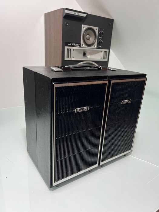 Magnetofon Sony TC 252 cu amplificare si boxe