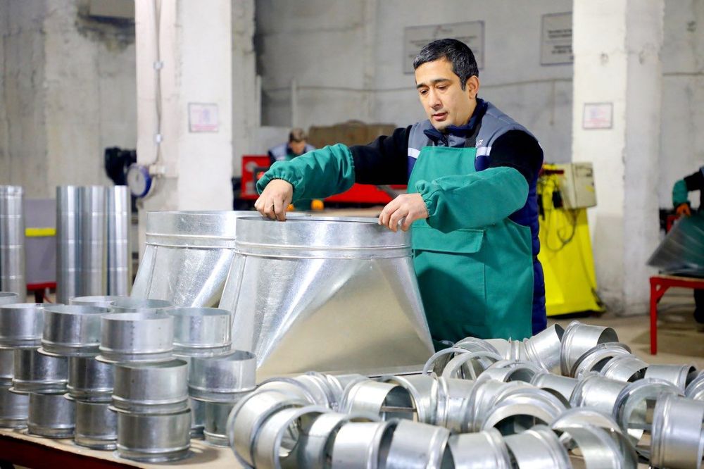 Прямоугольные воздуховоды шинорейка 0.5–0.9 мм | Vac.uz | Ташкент