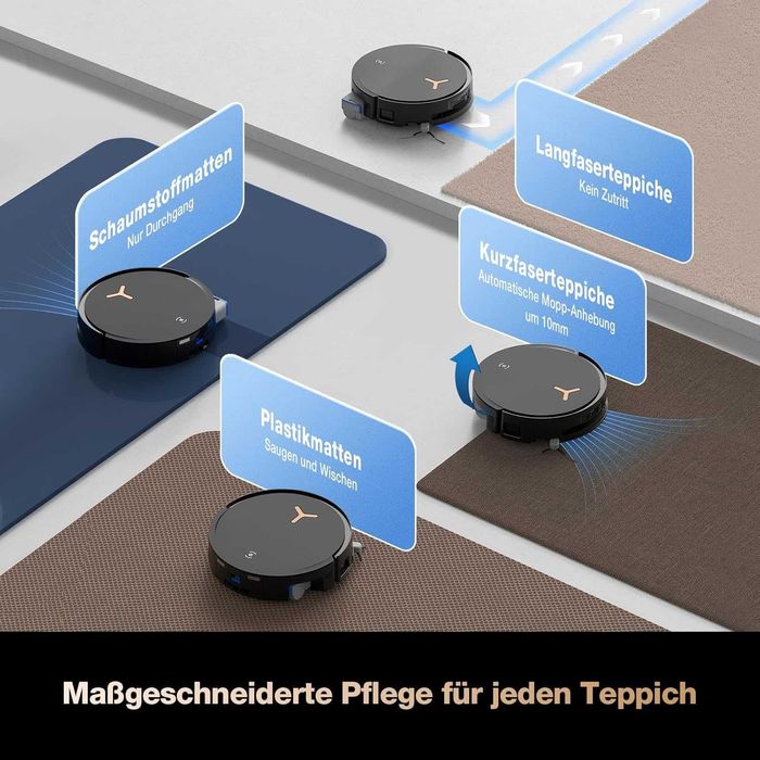 Прахосмукачка робот ECOVACS DEEBOT X8 PRO Omni, 18000Pa Картографиране