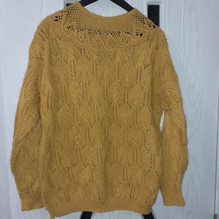 Плетена блуза/блузон/ пуловер