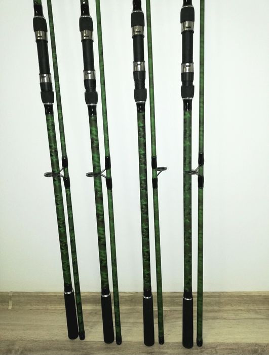 SET 4 Lansete Carp Master WIND BLADE Cat 1 3.60m 3.5LB, Carbon 100%