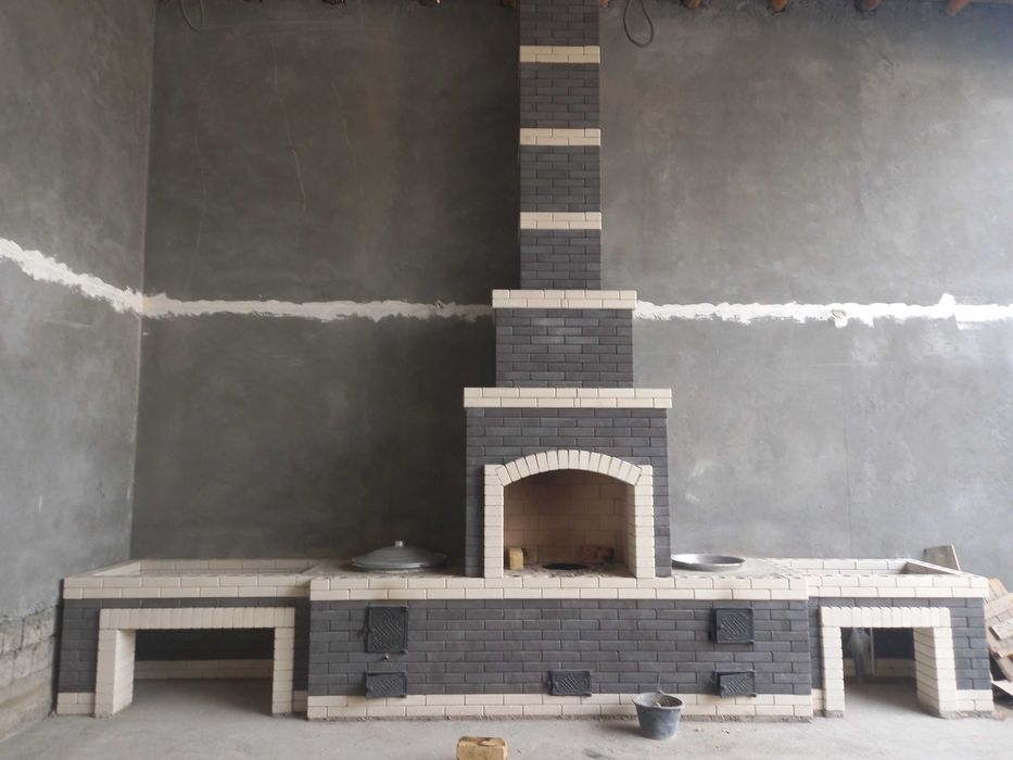 Летняя кухня, помпейский печ и печ отопительный