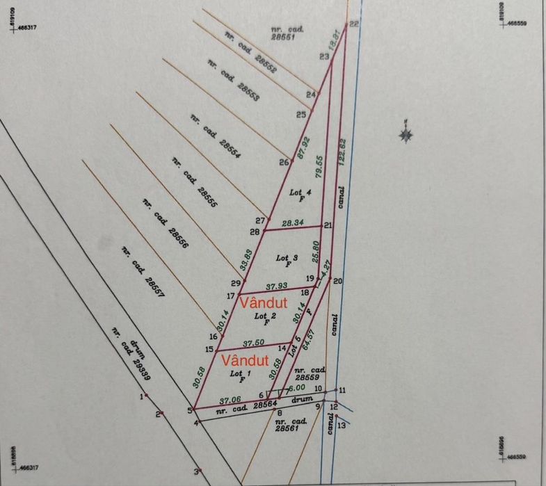 Parcele de teren pentru case sau cabane