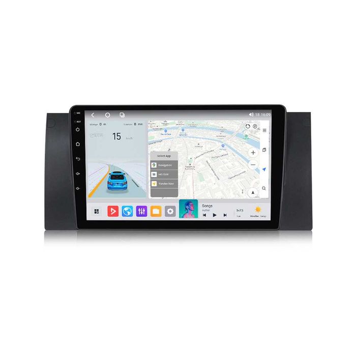 Android Мултимедия 10" за BMW E39 / X5 E53 | CarPlay, AndroidAuto, GPS