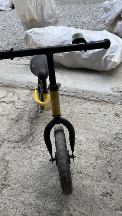 Детский беговел EcoBalance, жёлтый