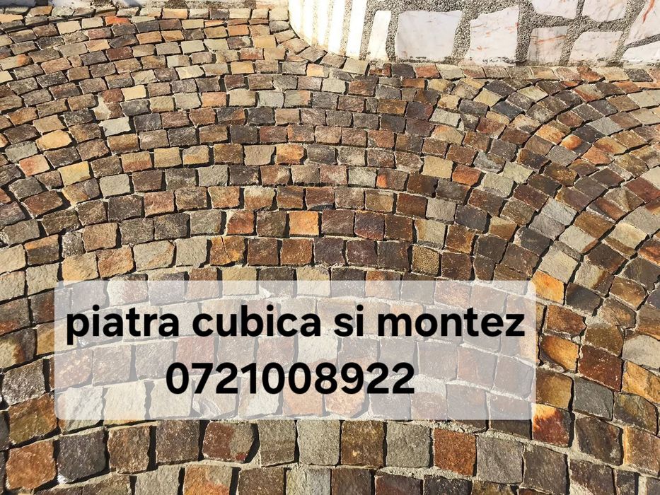 Vand piatra cubica si montez