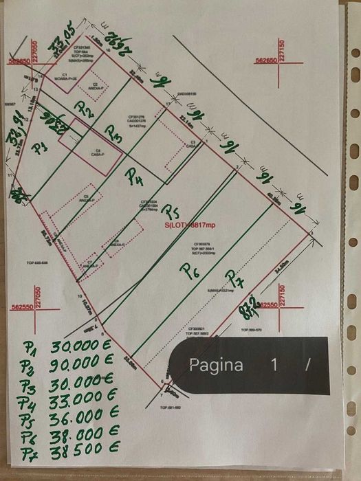 8817mp teren de vanzare cu cladire P+2, Socodor, Arad, ultracentral, posibilitate parcelare