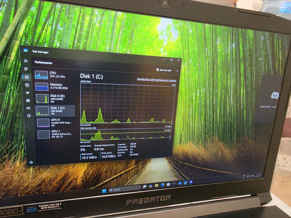 ASUS  Predator 300. 17.3 inc.