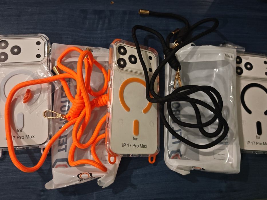 Iphone 17 Pro max Magsafe гърбове с връзки за през рамо