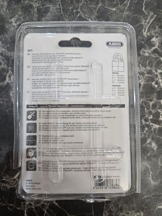 Катинар Abus CS Titalium 96TI